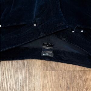 Ann Taylor Loft black curvy Corduroy pants